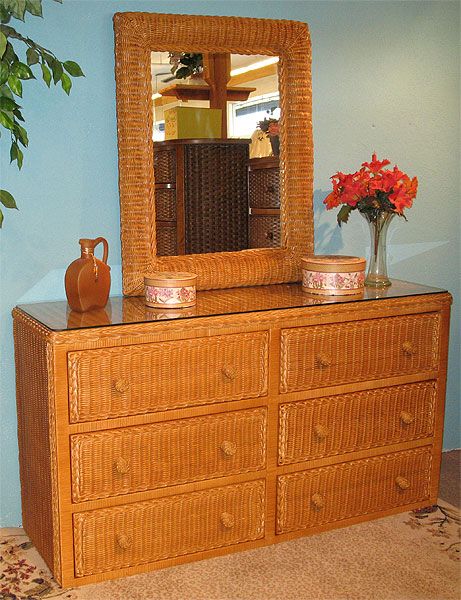 My mirror is round Dresser 6 Drawer, Draw Pulls, Victorian Style Furniture, Resin Wicker Furniture, Resin Wicker Patio Furniture, Wicker Daybed, Traditional Bedroom Furniture, Wicker Outdoor Furniture, Wicker Dresser