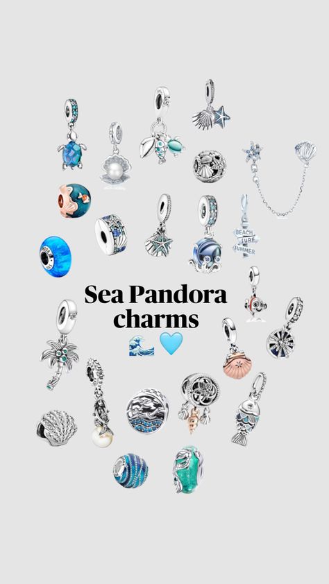 Pandora Beach, Pandora Christmas, Pandora Bracelet Charms Ideas, Pandora Bracelet Designs, Ocean Girl, Utila, Jewelry Accessories Ideas, Pandora Bracelet Charms, Jewelry Lookbook