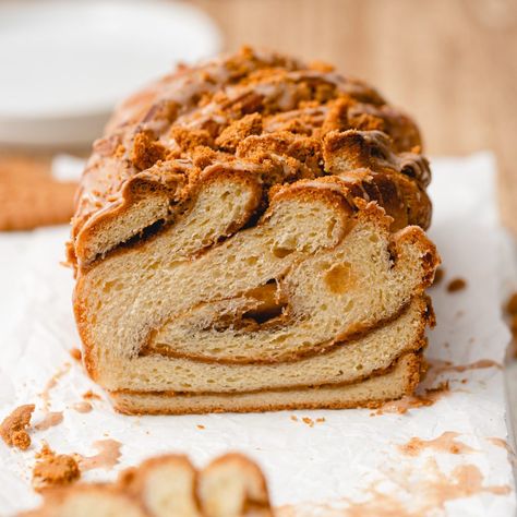 Babka Bread, Cookie Glaze, Mini Chocolate Chip Cookies, Biscoff Cookie Butter, Chocolate Babka, Chocolate Malt, Cinnamon Cookies, Sweet Dough, Cookie Butter