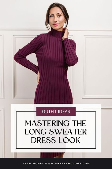 let’s take a look at some of the most creative long sweater dress outfit ideas on our list here! There are a lot of long sweater dress outfit ideas, as you can wear long sweater dresses with various designs, patterns, and colors.

#LongSweaterDressStyle
#SweaterDressOutfits
#ChicWinterWear
#KnitDressInspiration
#CozyFashionFinds
#ElegantKnitwear
#WinterDressIdeas
#UltimateSweaterDresses
#StylishColdWeatherLooks
#KnitDressTrends Long Sweater Dress Outfit With Boots, Maroon Sweater Dress Outfit, Red Sweater Dress Outfit, Long Sweater Dress Outfit, Long Red Sweater, Sweater Dress Outfit Ideas, Long Sweater Dresses, All Brown Outfit, Sweater Dress Outfit Winter