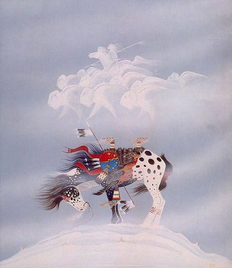 Native American Horses, Native Artwork, Indian Horses, Native American Paintings, Native American Pictures, Native American Artwork, Incredible Art, Southwestern Art, American Painting