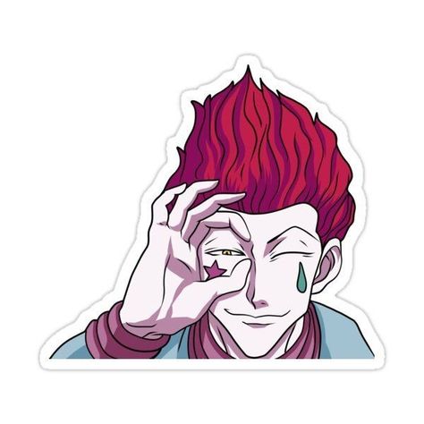 Clown Sticker, Peeker Sticker, Anime Hunter, Stickers Anime, Anime Sticker, Anime Printables, Tumblr Stickers, Sticker Template, Aesthetic Japan