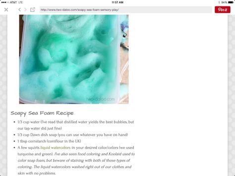 Soapy sea foam! Soapy Sea Foam Sensory Play, Soapy Sea Foam, Collage Activities, Ocean Activities Preschool, Under The Sea Crafts, Ocean Theme Preschool, Prek Crafts, Baby Food Jar Crafts, Animal Lessons