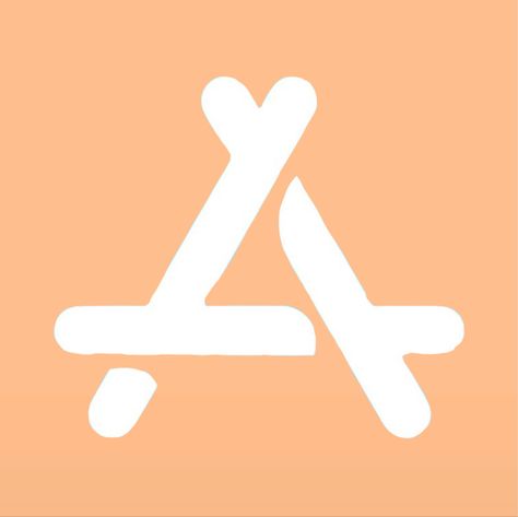 Pastel App Store Icon, Orange App Icon Design, Orange App Store Icon, Peach Icons For Apps, Orange Roblox Logo, Pastel Orange Icons, App Icon Aesthetic Orange, Light Orange App Icons, Orange Icons Aesthetic