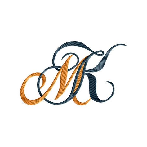 M and K or K and M 1 Two-Letter Monogram Combination Machine | Etsy M K Tattoo Letter, M And K Letters Together, M K Tattoo, Fancy Letter M, M Letter Design, Dental Business Cards, Meldi Ma Hd Photo, Split Complementary Colors, M Tattoos