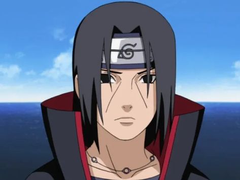 Itachi Uchiha, An Anime, Anime Character, Naruto, Red, Hair, Anime, Blue, Black