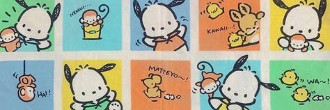 Pochacco Banner, Ios App Icon Design, Sanrio Wallpaper, Hello Kitty Pictures, Ios App Icon, App Icon Design, Sanrio Characters, Twitter Header, Looney Tunes