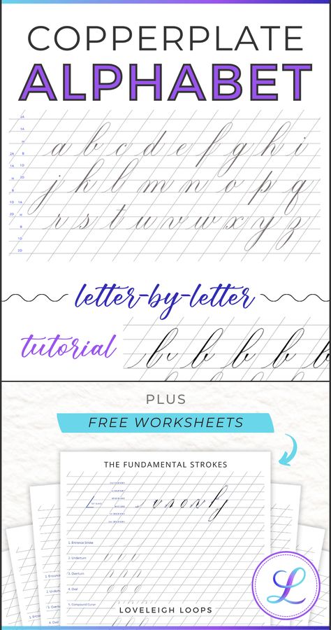 Download fonts Calligraphy Alphabet For Beginners With Free Print-Out Practice Guide Cursive Learning Free Printable, Penmanship Worksheets, Cursive Fonts Alphabet, Free Cursive Fonts, Alphabet Handwriting Practice, Calligraphy Fonts Alphabet, Fonts Handwriting Alphabet, Cursive Practice, Holiday Fonts