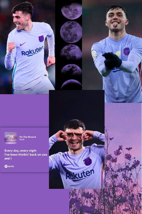 Pedri Purple Aesthetic Pablo Gavi Purple, Pedri Gonzalez Aesthetic, Pedri Aesthetic, Impossible Is Nothing, Barcelona Players, Football Is Life, Avengers Wallpaper, Phone Inspiration, Football Photos