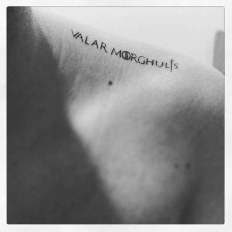 Photo Valar Morghulis Valar Dohaeris, Tattoo Circle, Valar Dohaeris, Circle Tattoos, Valar Morghulis, Tattoos Gallery, Artist Community, Thanks For Sharing, Art Memes