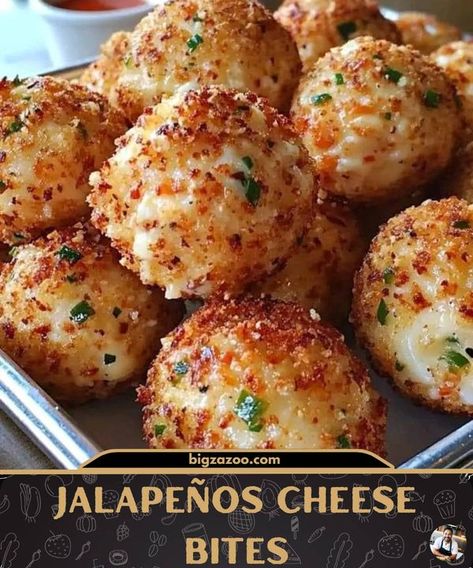 Air Fryer Recipes | Jalapeño Cheese Bites 🧀🌶️ | Facebook Jalapeño Bites, Slap Ya Mama Seasoning, Oat Flour Banana Bread, Jalapeno Bites, Slap Ya Mama, Vegetarian Roast, Bbq Chicken Breast, Salmon Rice Bowl, Roasted Red Pepper Soup