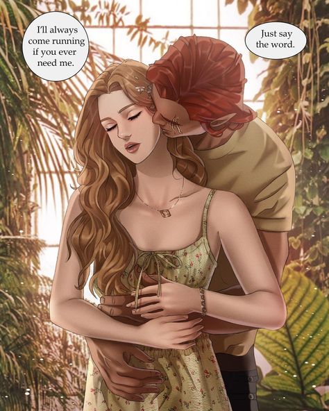 Amanda on Instagram: “| 𝑬𝒍𝒂𝒊𝒏 + 𝑳𝒖𝒄𝒊𝒆𝒏 | I’m really excited to share this short Elucien comic. This amazing comic art was done by the very talented @artcraawl…” Fantasy Romance Art, Fantasy Couples, A Court Of Wings And Ruin, Sarah J Maas Books, Romance Art, Mountain Tattoo, A Court Of Mist And Fury, Look At The Stars, Crescent City