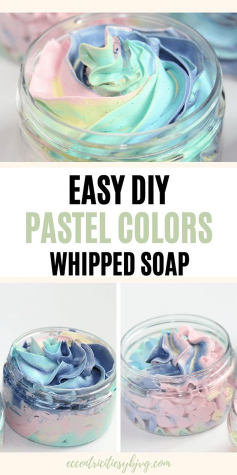 Whipped Bath Soap Recipe, Homemade Whipped Soap Recipes, Whipped Soap Diy How To Make, Whipped Body Soap Recipe, Diy Soap Mold, How To Make Whipped Soap, Diy Whipped Soap Recipe, Kids Soap Ideas, How To Make Homemade Soap