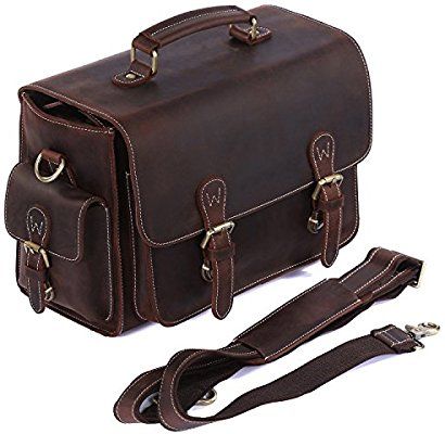 Personalized Travel Bag, Leather Briefcase Men, Leather Camera Bag, Leather Saddle Bags, Cheap Handbags, Leather Briefcase, Slr Camera, Shoulder Messenger Bag, Bag Vintage