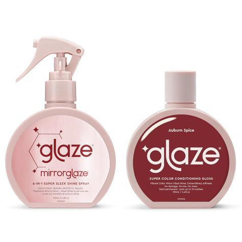 Glaze Hair Shine Bundle – Super Gloss Auburn Spice Color Conditioning Gloss & Mirror Glaze 4-in-1 Super Sleek Shine Spray – For Light-Medium Brown & Natural Red Hair
Amazon Affiliate Glaze Hair Gloss, Red Hair Beauty, Glaze Hair, Natural Red Hair, Hair Gloss, Shine Spray, Mirror Glaze, Glam Squad, Hair Shine