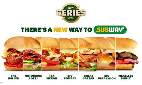 Subway launches new menu of subs that feature pre-selected fillings Subway Menu Sandwiches, Subway Sandwich Order Ideas, Subway Recipes, Subway Sauces, Subway Food, Subway Menu, Subway Sandwiches, Subway Sandwich, Subway Series