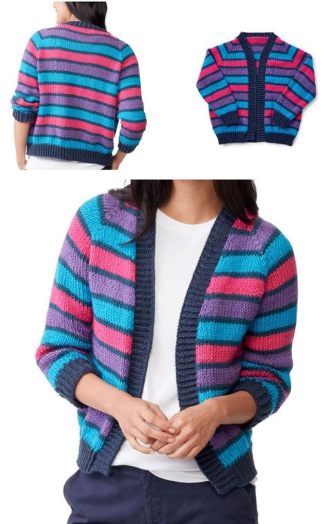 Raglan Sleeve Cardigan, Knitting Patterns For Women, Raglan Sleeve Pattern, Free Knitting Patterns For Women, Ladies Cardigan Knitting Patterns, Raglan Knit, Knit Cardigan Pattern, Raglan Sleeve Sweater, Modern Knitting