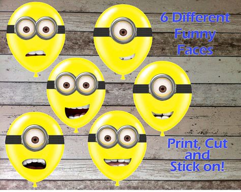 Minion Wedding, Minion Goggles, Minion Balloons, Despicable Me Party, Minions Party, Minion Theme, Minion Birthday Party, Balloons Decorations, Birthday Party Stickers