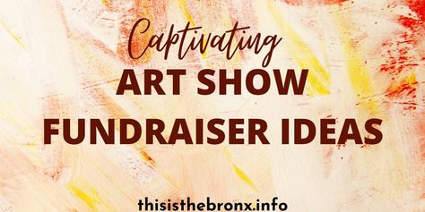 We are about to unearth a treasure chest of Art Show Fundraiser Ideas! This is an advantageous read for not just arts organizations but anyone seeking creative fundraising ideas. Appropriate for elementary school children right up through high school students, these ideas offer unique twists on the classic school fundraiser concept. Are you a parent ... Read more Art Fundraising Ideas, Art Show Fundraiser, Art Class Fundraiser, Art Fundraiser Ideas, Creative Fundraising Ideas, High School Fundraiser, Creative Fundraising, Art Fundraiser, Fundraising Activities