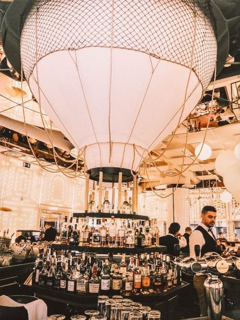 The Most Instagrammable Restaurants In Madrid Restaurants In Madrid, Palm Print Wallpaper, Instagrammable Restaurants, Hanging Ferns, Healthy Restaurant, Fancy Restaurants, Design Restaurant, City Restaurants, Vegetarian Restaurant