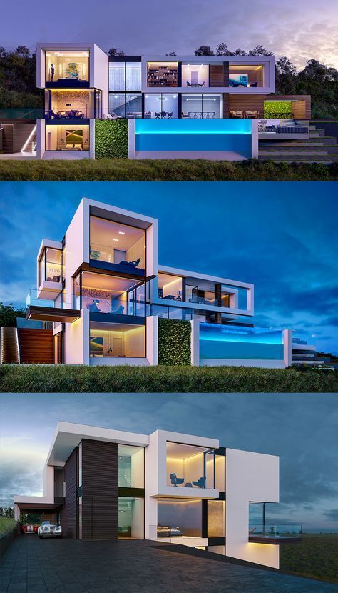 architecture Luxury dream and most expensive villa. Modern Minecraft Houses Minecraft House Design Mansion Minecraft, Modern Minecraft Houses, Rumah Minecraft Sederhana, Minecraft Mansion, Minecraft Interior Design, Minecraft House Plans, Minecraft Modern, Easy Minecraft Houses, Rumah Minecraft