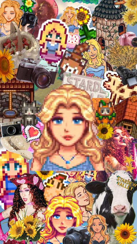 Haley 🎀☀️#stardewvalley #stardewvalleyhaley Haley Stardew Valley, Aesthetic Letters, Stardew Valley, Aesthetic Art