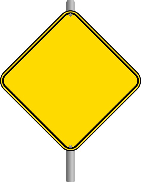 Blank Warning Sign Page Blanks Road Signs Blank Warning Sign Page Blank Sign Templates, Written Warning Template, Warning Signs Design, Warning Signs Design Art, Blank Street Sign, Two Way Traffic Sign, Yellow Road Signs, Under Construction Theme, Handyman Logo