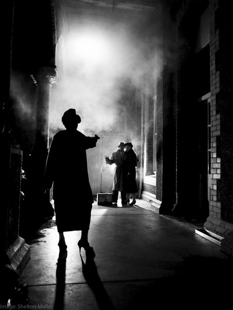 Film Noir 1940s 1950s 1960s Film Noir Photography, Noir Photography, Noir Aesthetic, Noir Detective, Street At Night, Volumetric Lighting, Narrative Photography, Robert Taylor, Lighting Photography