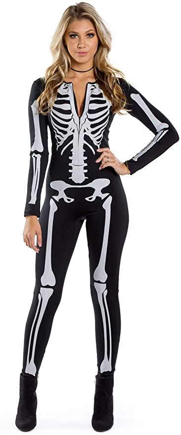 Halloween Outfits Matching, Matching Outfits Halloween, Halloween Costumes Amazon, Skeleton Costume Women, Coolest Halloween Costumes, Best Halloween Costumes For Women, Halloween Costume For Couples, Costume For Couples, Skeleton Bodysuit