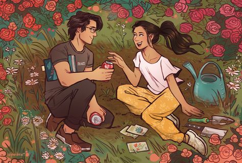 Draw The Couple, The Bride Test, Helen Hoang, Achilles And Patroclus, Percy Jackson Fandom, Fan Book, Contemporary Romances, Book Fandoms, Art Block