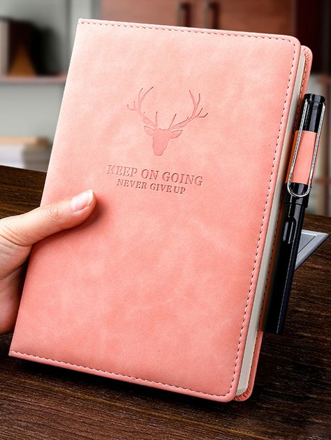 Journal Business, Faux Leather Journal, Notebook Sketches, Leather Journal Notebook, Leather Planner, Deer Pattern, Planner Stationery, Celebrity Style Red Carpet, A5 Notebook