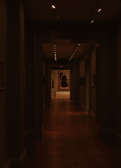 Dark Museum Aesthetic, Museum Aesthetic Dark, Dark Art Gallery, Dark Museum, Evil Painting, Dark Room Aesthetic, Art Museum Aesthetic, Dark Painting, French Exit