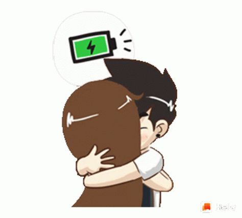 Hug Love Sticker - Hug Love Low Battery - Discover & Share GIFs Hug Photos, Hug Stickers, Hug Gif, I Hug You, Tight Hug, Hodge Podge, Love Energy, Low Battery, Love Hug