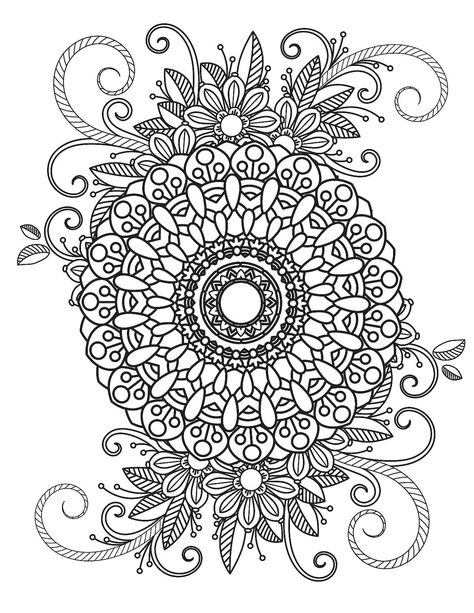 Mandala Coloring Pages: Free Printable Coloring Pages of Mandalas for Adults & Kids | Printables | 30Seconds Mom Mandala Colouring Pages, Images Noêl Vintages, Tattoos Mandala, Mandala Doodle, Mandala Wallpaper, Design Mandala, Detailed Coloring Pages, Free Adult Coloring Pages, Mandala Coloring Books