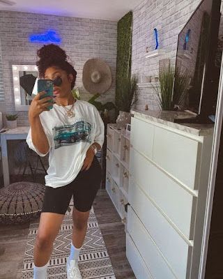 Biker Shorts Outfit Black Women, Black Biker Shorts Outfit, Sari Quotes, Cute Biker Shorts, Biker Shorts Outfits, Summer Swag Outfits, Slides Outfit, Biker Shorts Outfit, Black Biker Shorts