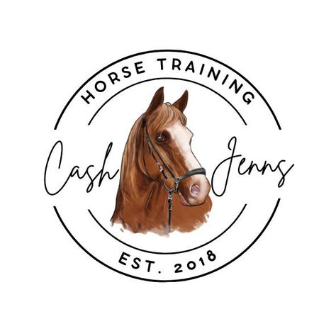 Horse Logos Ideas Graphic Design, Horse Business, Training Logo, Logo Horse, Horse Logo Design, Logo Dog, Dog Business, Small Business Logo, Horse Logo