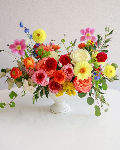 modern stems — Stems Rainbow Floral Arrangements, Rainbow Centerpiece, Colorful Flowers Arrangements, Centerpieces Floral, Colorful Centerpieces, Centerpieces Ideas, Colorful Arrangements, Floral Installations, Image Nature