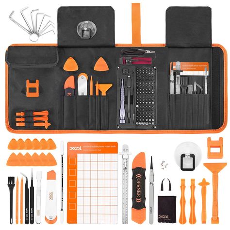 Precision Screwdriver Set, XOOL 150 in 1 Magnetic Driver Kit Professional Electronics Repair Tool Kit with 102 Bits for Repair Computer, PC, MacBook, Laptop, Tablet, iPhone, Xbox, Game Console Pink Tool Set, Tablet Iphone, Pink Tools, Razer Blade, Xbox Game, Xbox Controller, Macbook Laptop, Computer Repair, Rotary Tool