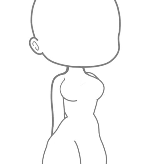 Gotcha Body Base, Gacha Female Base, Heart Of Happiness Drawing, Gacha Trend Base, Croquis Gacha Life, Gacha Life Bodies, Gacha Body Template, Gacha Club Base Girl, Gacha Club Base Girl Edit