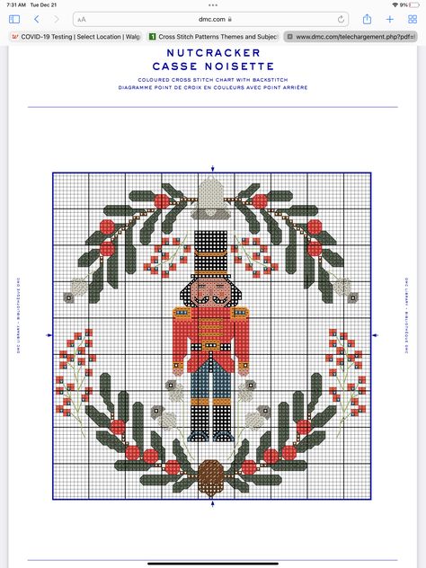 Nutcracker Cross Stitch, Russian Cross Stitch, Cross Stitch Christmas Cards, Holiday Cross Stitch Patterns, Needlepoint Christmas Ornaments, Cross Stitch Christmas Stockings, Stitch Toy, Tiny Cross Stitch, Holiday Cross Stitch