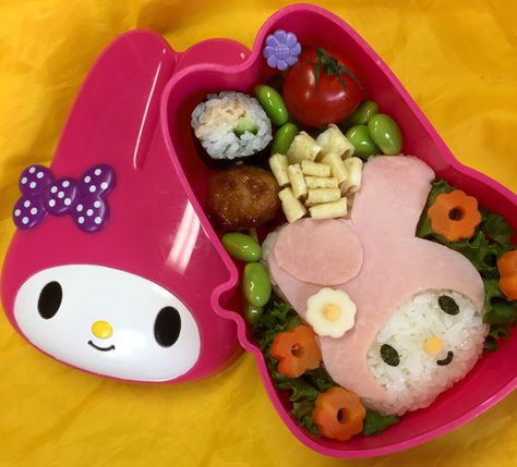 My melody bento! My Melody Bento, Sanrio Party, Easy Lunch Ideas, Easy Lunch, Easy Lunches, My Melody, Lunch Ideas, Sweet Tooth, Quick Saves