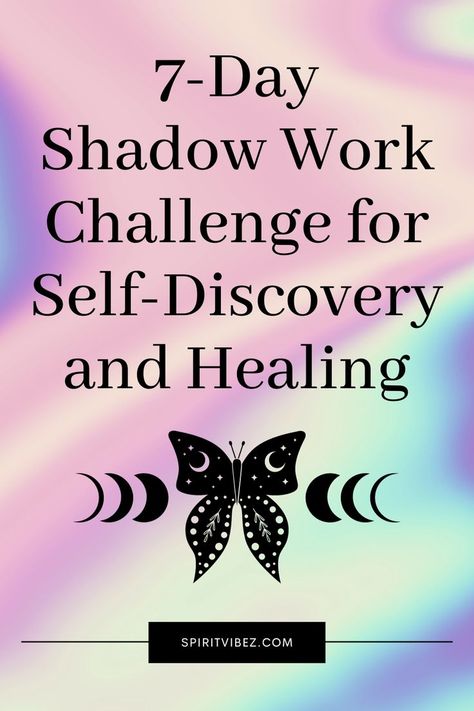 7-Day Shadow Work Challenge for Self-Discovery And Healing Shadow Work Challenge, Shadow Work For Beginners, The Colour Of Magic, Shadow Work Spiritual, Healing Journaling, Work Journal, Self Confidence Tips, Confidence Tips, Journal Quotes