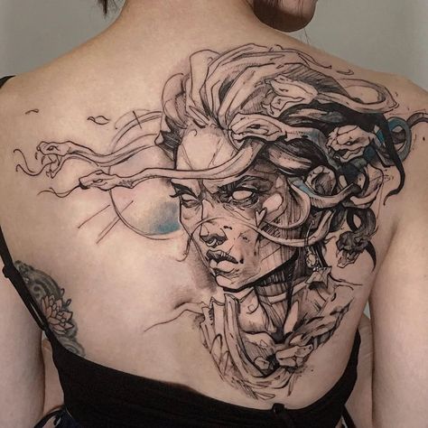 Medusa Tattoo Design, Prison Tattoos, Medusa Tattoo, R Tattoo, Cover Up Tattoos, Thigh Tattoo, Tattoos With Meaning, Beautiful Tattoos, Tattoo Sketches