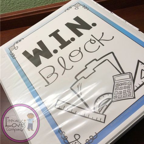 Organizing materials for your W.I.N. Block math stations can be a challenge. Get some management ideas from Literacy Loves company. Math Picture Books, Centers First Grade, Math Blocks, Classroom Tips, Teacher Material, Station Activities, Classroom Routines, Ela Classroom, Teaching Lessons