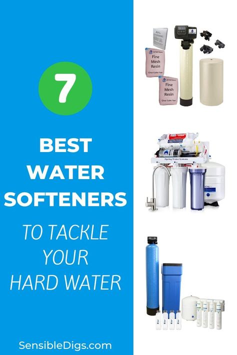 Hard water can be a challenge to deal with in so many ways, but a good water softener can deal with the problem at its source. Take a look at our top 7 water softeners on the market to find the best one for you. Water Softeners, Cleaning Games, Bathroom Design Layout, Water In The Morning, Sleep Remedies, Best Water, Water Can, Water Softener, Soft Water