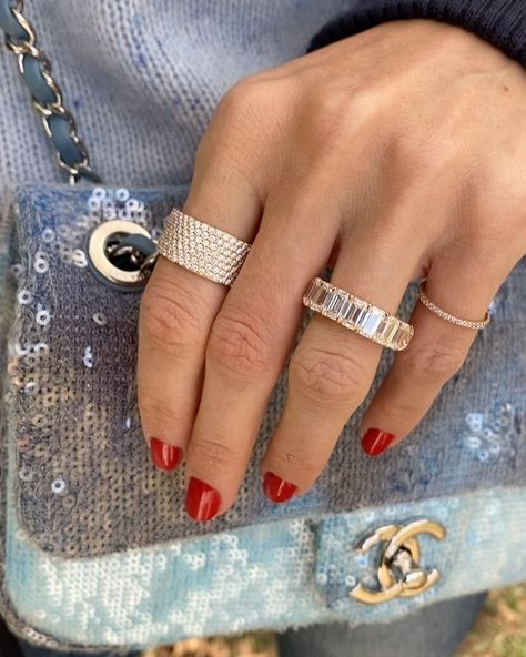 Stephanie Gottlieb on Instagram: “When you love them both and you just can’t choose...introducing the “SG undecided”💍 Just remember, you saw it here first 💁🏻‍♀️” Stephanie Gottlieb, When You Love, Silver Rings, Silver, On Instagram, Instagram