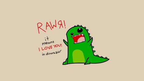 RAWR! It means I LOVE YOU in dinosaur Cute Dinosaur Profile Picture, Cute Dinosaur Laptop Wallpaper, Dinosaur Pc Wallpaper, Dinosaur Discord Banner, Dino Wallpaper Laptop, Rawr Means I Love You In Dinosaur, Dinosaur Wallpaper Desktop, Rawr Dinosaur Cute, Dinosaur Wallpaper Laptop