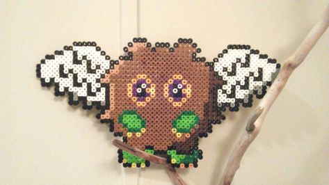 Winged Kuriboh, Rave Perler, C2c Graph, Kandi Inspo, Perler Projects, Perler Creations, Melty Bead Patterns, Perler Ideas, Easy Perler Beads Ideas