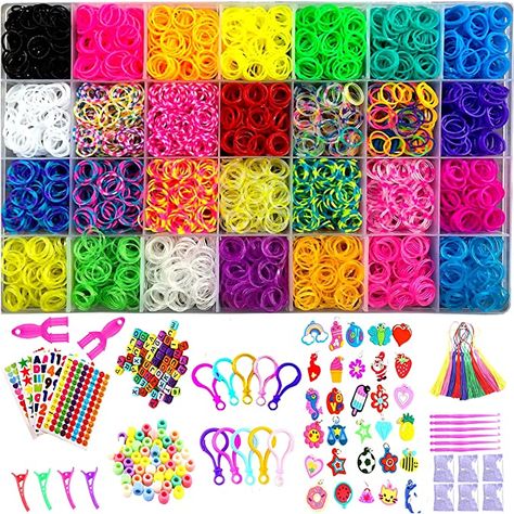 Loom Band Bracelets, Bracelet Making Kit, Rainbow Loom Bands, Loom Charms, Tie Dye Kit, Rubber Band Bracelet, Rainbow Loom Bracelets, Art & Craft Kit, Jewelry Making Kits