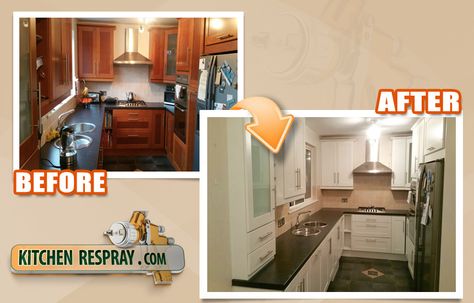 Kitchen Respray not only provide painting kitchen cabnet here but also deliver a super smooth strrong factory like Kitchen Painting. Kitchen Respray, Repainting Kitchen Cabinets, Dix Blue, Matt Kitchen, Blue Kitchen Island, Kitchen Cabinets Ideas, Light Grey Kitchens, Matte Black Kitchen, Clean Kitchen Cabinets